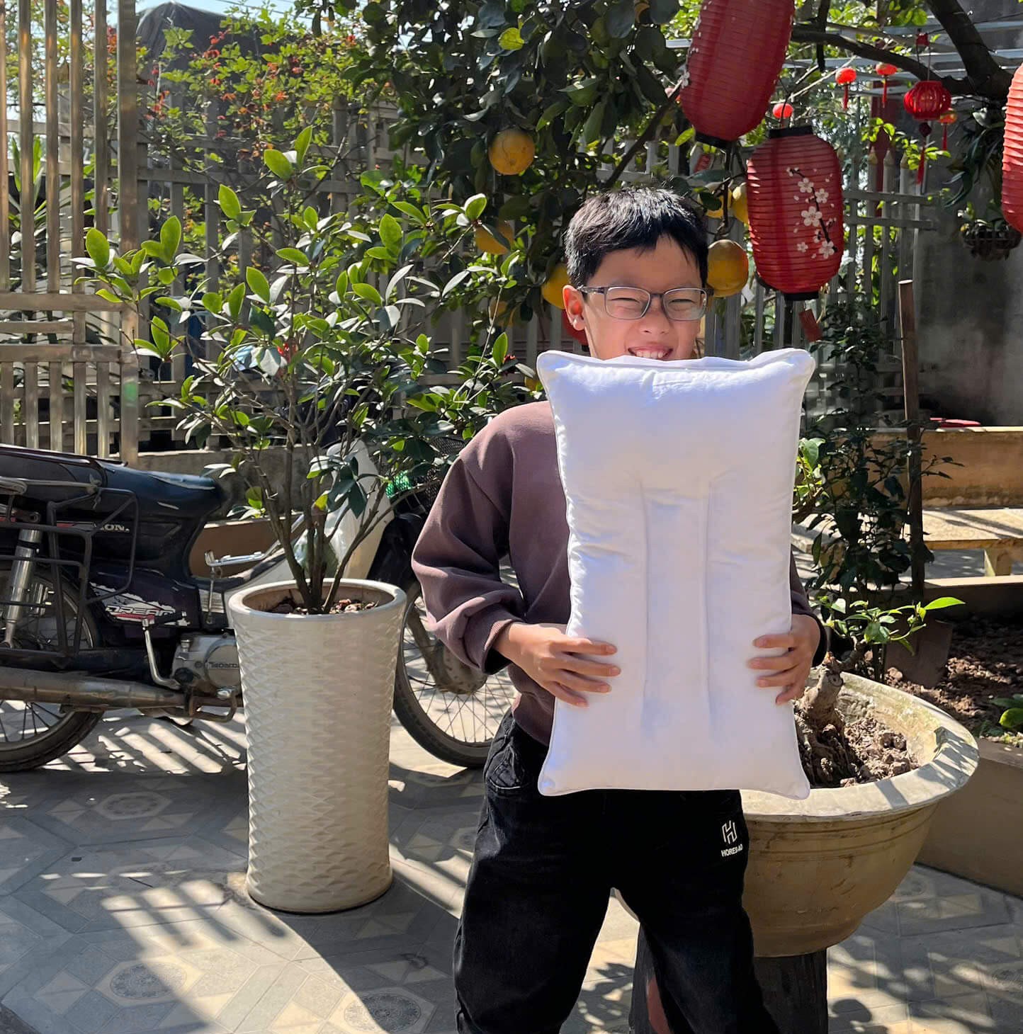 ruột gối bông gạo thiên nhiên, lành tính cho bé (1)11